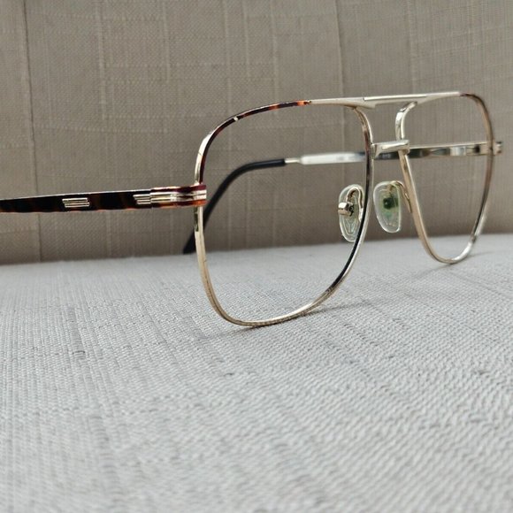 Swank Optical Vintage Men Eyeglasses Gold Tone KODIAK 58[]16 140 Glasses